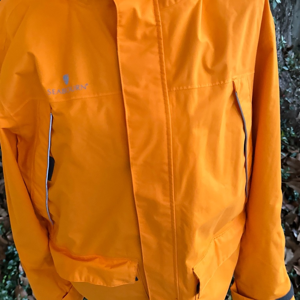 Helly Hansen seabourn men’s Size XL Orange , polar shield Performance Jacket - Picture 10 of 15
